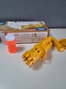 Pistolet do baniek mydlanych na  baterie. Setki baniek na raz.