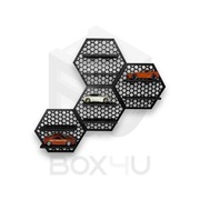 Nowoczesna Półka na Modele Samochodów 1:64 (Hot Wheels) Modułowa