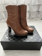 Botki skórzane 37 badura