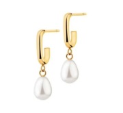 Kolczyki stal szlachetna z perła 