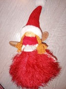 Nowy aniołek świąteczny 28 cm 