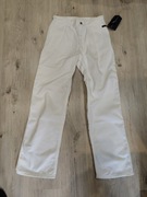 Białe spodnie robocze firmy MASCOT 