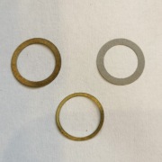 Podkładki 8 mm o grubości 0,05 mm dla regulacji luzu w kołowrotkach