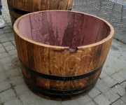 Donica z Beczki drewnianej (dębowej )