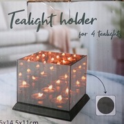 Nowy lustrzany świecznik na tealighty Glamour 