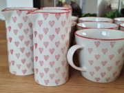 IB LURSEN kubeczki ceramiczne ręcznie malowane.