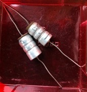 50uF 6V  Kondensator elektrolit ELWA zabytek PRL