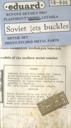 radzieckie pasy do kokpitu Soviet Jet Seatbelts, Eduard 48004, 1:48