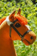 Ogłowie z wodzami Hobby Horse / Bridle with Reins – handmade, black