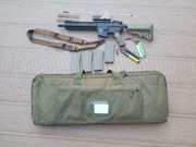 Replika ASG karbinu szturmowego ENV. M-4 NATO bogaty zestaw 