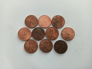 III/1  USA 1 CENT 2022.20,18,13,08,03,01,1995,92,82