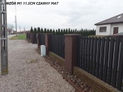 Sztachety Sztachetki Metalowe Panel 10cm-11.5cm-12.4cm