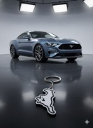 Brelok Ford Mustang Carbon Look