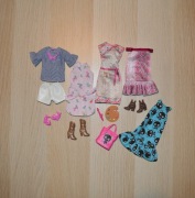 ubranka Barbie, oryginalne Mattel zestaw 3