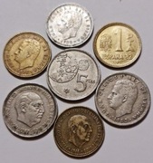 Hiszpania zestaw 7 monet