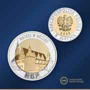 Ratusz w Brzegu 5zl złotych 2025