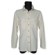 Pier One Koszula Flanelowa Kremowa Męska Rozmiar M – Bawełna Miękka Wygodna