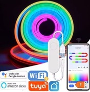 Tuya WiFi Taśma Neon LED RGBIC 3m Acosh USB