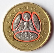 2 ZŁOTE 2022 MONETA DESTRUKT
