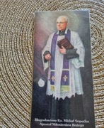 Obrazek z relikwią bł.ks.Michał Sopoćko,Apostoł Miłosierdzia Bożego.