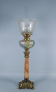 Lampa naftowa kolumnowa Secesja 1900-1910r