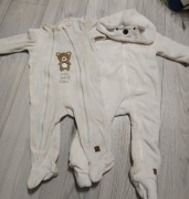 #10 - zestaw 2 pajacyków ocieplanych dla chłopca r. 80 Cool Club