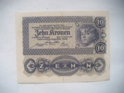Banknot AUSTRIA  - 10 Koron 1922 r. 
