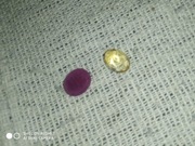 Naturalne szlifowane Cytryn i Rubin