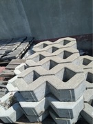 Płyty Zenit parkingowe ażurowe 60x40 gr. 8cm szare