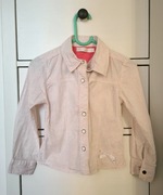 Bawełniana koszula D-Zine Biała w kropeczki r.104