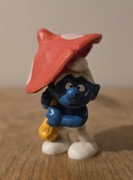 Schleich smerf smurf z grzybem figurka model wyckfany