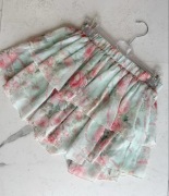 Spódniczka szyfonowa miętowa Lady Drama M/L nowa z metką