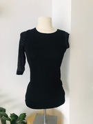 Bluzka asymetryczna top XS 34 na sylwestra święta