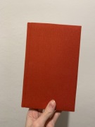 Nowy rękodzieło zeszyt notatnik płótno czerwony