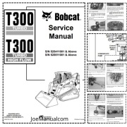 Bobcat T300 Service Manual Instrukcja serwisowa naprawcza