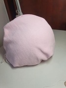 Pokrowiec na kask narciarski dla dziecka L różowy polar  +prążek