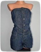 Kombinezon jeansowy 36/38 Nowy