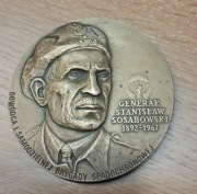 Rzadki medal wybity na pamiątkę 45. rocznicy Bitwy pod Arnhem