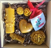 Dzień nauczyciela - zestaw świec z wosku pszczelego 