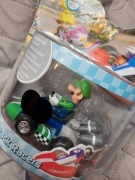 UNIKAT! Super Mario Kart Auto Luigi Pull Back Racers 12cm