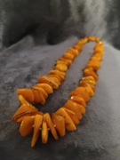 Naszyjnik Bursztynowy Bałtycki PRL