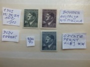 3szt. znaczki Mi 85 BOHMEN 1942r. HITLER Niemcy Rzesza czyste ** Reich