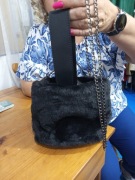 Nowa torebka damska z futerkiem