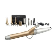  Lokówko-suszarka z końcówkami, komplet + etui, sprawna