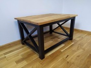 Stolik kawowy drewniany loft/rustykalny
