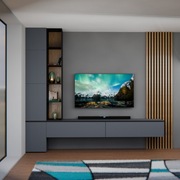 Szafka audio RTV, wisząca pod telewizor meblościanka 