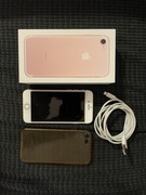 iPhone 7 128GB rose, stan bdb, 73% baterii