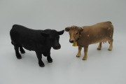 SCHLEICH byk Angus krowa Braunvieh 2017/18 2 szt