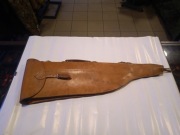 Pokrowiec skórzany na strzelbę myśliwską 