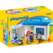 PLAYMOBIL 9382 KOMISARIAT POLICJI + 2 FIGURKI GRAT